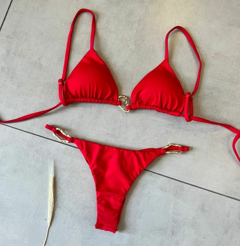 Conjunto Santorini - vermelho