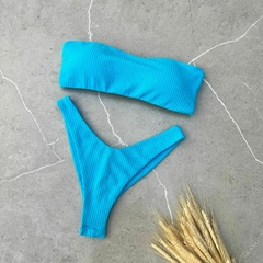 Conjunto Faixa - azul capri