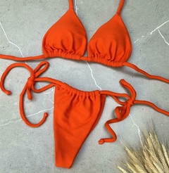 Conjunto Cortininha - laranja