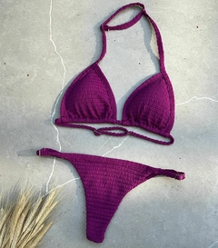 Conjunto marquinha - grape lastex