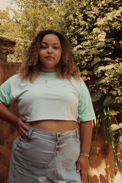 Cropped Candy Color ft. Caroá Azul