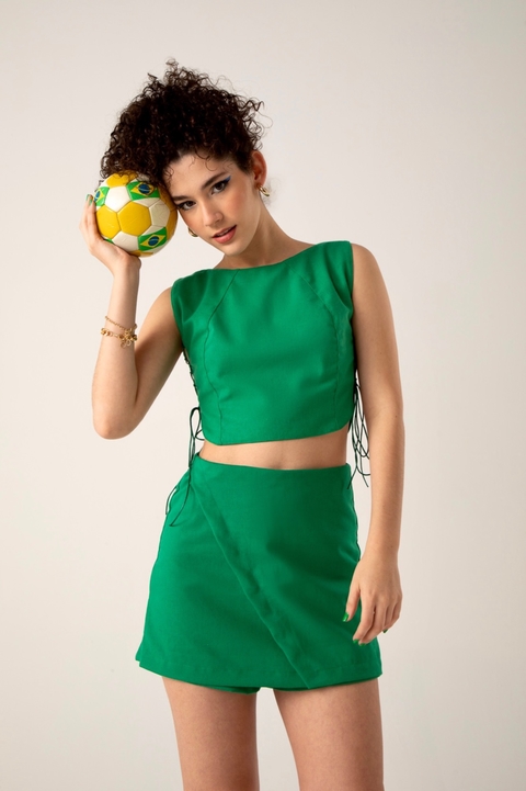 Shorts Saia Melina - Verde