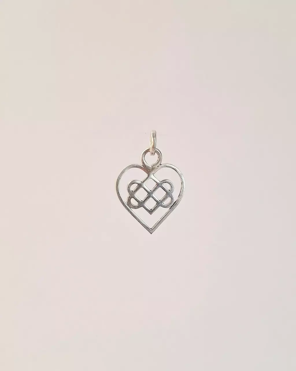 Pingente Coração Celta Prata 950