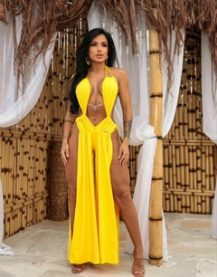 Macacão luxxo amarelo