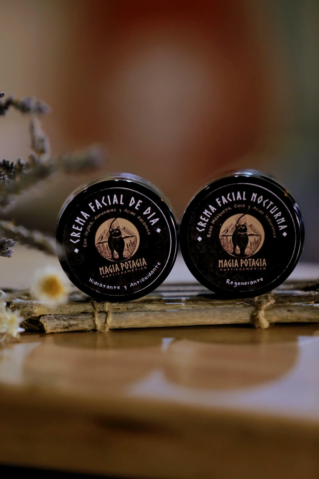 CREMA FACIAL NOCTURNA - con Aceite de Rosa Mosqueta y Ácido Hialurónico