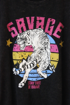 Remera Savage Tigre Canchero - comprar online