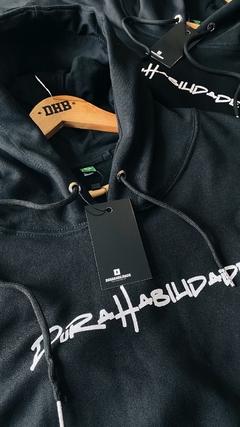 Blusa Moletom DHB Capuz Preta - loja online