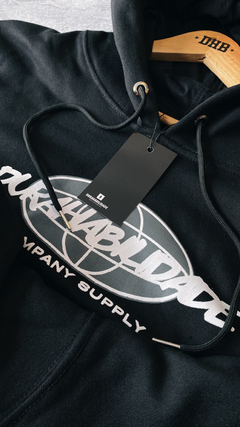 Blusa Moletom DHB Capuz preta - DURAHABILIDADE SKATESHOP