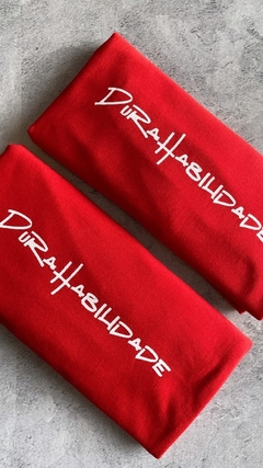 Camiseta DHB caligrafia Vermelha - loja online