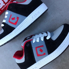 TÊNIS QIX - 90s Preto / Vermelho/Branco - DURAHABILIDADE SKATESHOP