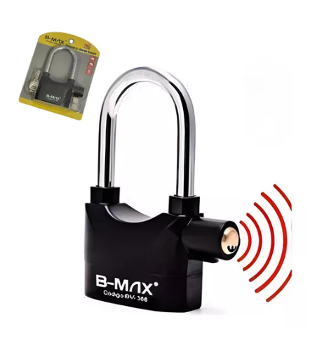 CADEADO COM ALARME B-MAX BM-358