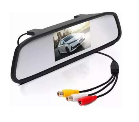 ESPELHO RETROVISOR MONITOR 4.3 CÂMERA DE RÉ LEY1951
