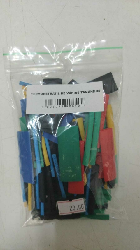 TERMORETRATIL VÁRIOS TAMANHOS - 72 UNIDADES