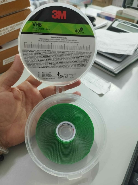 FITA DUPLA FACE 3M TRANSPARENTE 12MM X 5M - loja online