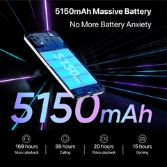 Umidigi a11s smartphone 4gb + 32gb/64gb 5150mah 16mp triple camera 6.53 na internet