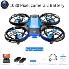 Novo mini drone 4k 1080p hd câmera wifi fpv altura de pressão dobrável - comprar online