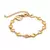Pulseira Beatriz De Aço Dourado - Key Design - comprar online