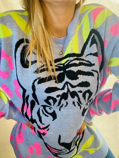 Sweater TIGRE GRIS - tienda online