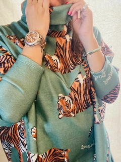Sweater Poleron TIGRE GREEN