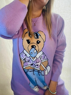Sweater OSO LILA en internet