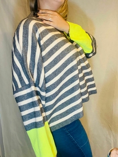 SWEATER CALAS GRIS YELLOW - alöhomora