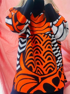 Sweater Poleron Piña Orange - tienda online