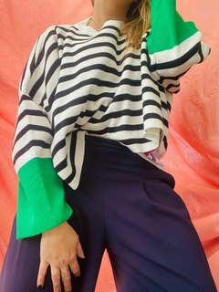 Imagen de SWEATER CALAS BLACK GREEN