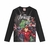 Camiseta Manga Longa Avengers Menino Cinza - Brandili - loja online