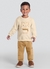 Conjunto Moletom Menino Tigre Bordado Bege - Brandili - loja online