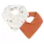 Kit Com 2 Babadores Bebê Bandana Minimalista Terracota - Hug