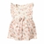 Body Vestido Bebê Aurora Estampado Rosa Claro - Hug