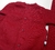 Saída de Maternidade Tricô Menina Vermelho 2 Pçs - Fofinho - Lilifish Baby & Kids - Loja Online de Produtos Para Bebê e Criança