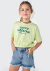 Blusa Infantil Menina Manga Curta Amarração Verde - Hering - Lilifish Baby & Kids - Loja Online de Produtos Para Bebê e Criança