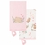Kit 2 Babinhas Paninho de Boca Menina Ursinhos Rosa - Hug