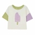Imagem do Blusa Infantil Menina Manga Curta Gelato Off white - Hering