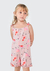 Macacão Infantil Menina Rosa Estampado Toddler - Hering - comprar online