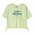Blusa Infantil Menina Manga Curta Amarração Verde - Hering