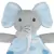 Naninha Bebê com Prendedor de Chupeta Azul Elefante - Buba - Lilifish Baby & Kids - Loja Online de Produtos Para Bebê e Criança