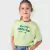Blusa Infantil Menina Manga Curta Amarração Verde - Hering - comprar online