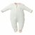 Macacão Longo Bebê com Zíper Menina Off White Aurora - Hug