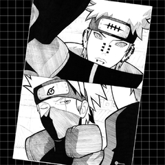 Poster A3 Kakashi vs. Pain