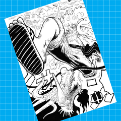 Poster A5 Luffy Gear 5