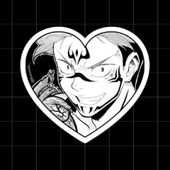 Sticker Corazón Sukuna - comprar online
