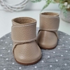 Botinha Cano Alto 5cm - Caramelo