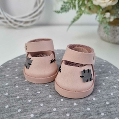 Sapatilha Retalhinho 5cm - Rosa - comprar online