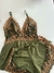 BabyDoll Alice Verde Musgo com dourado