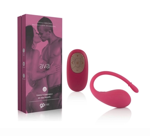 Cápsula Vibratória Multivelocidade Recarregável Go Vibe Ava