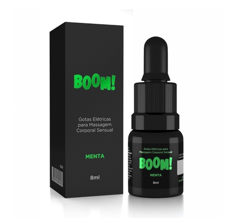 Gel Excitante Feminino Gotas Elétricas Boom Menta - 8 ml