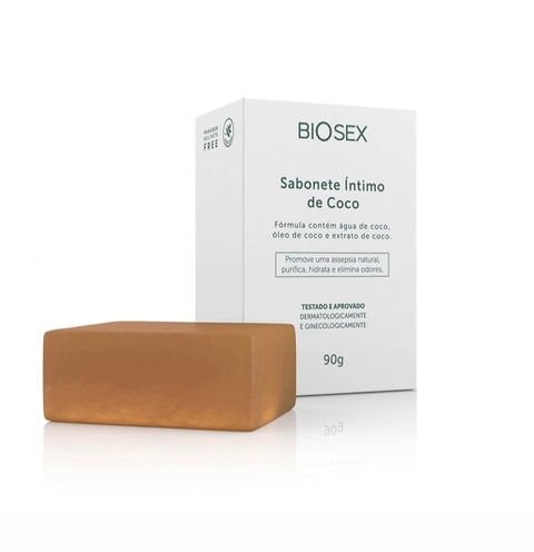 Sabonete Íntimo em Barra Coco Biosex - 90 g