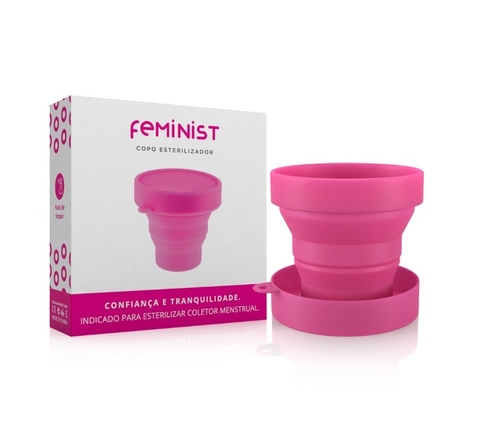 Copo Esterilizador em Silicone para Coletor Menstrual Feminist
